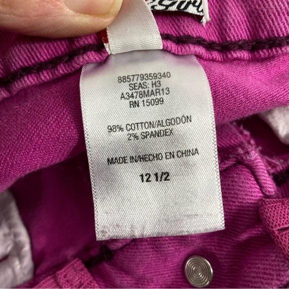 Bongo Girls Vintage Magenta Straight Leg Mid Rise Jeans - Picture 5 of 8